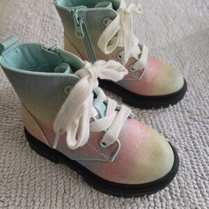 Cat & Jack Multicolor Lace-Up Boots